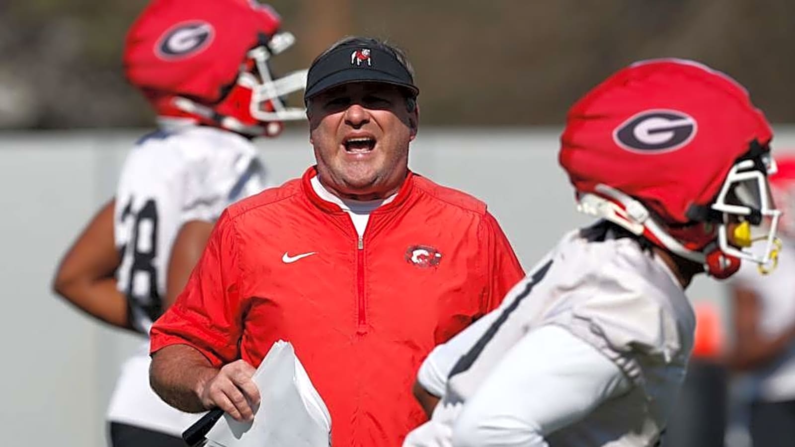 Watch: Behind-the-Scenes Footage of Georgia Football Practice With Jon Gruden