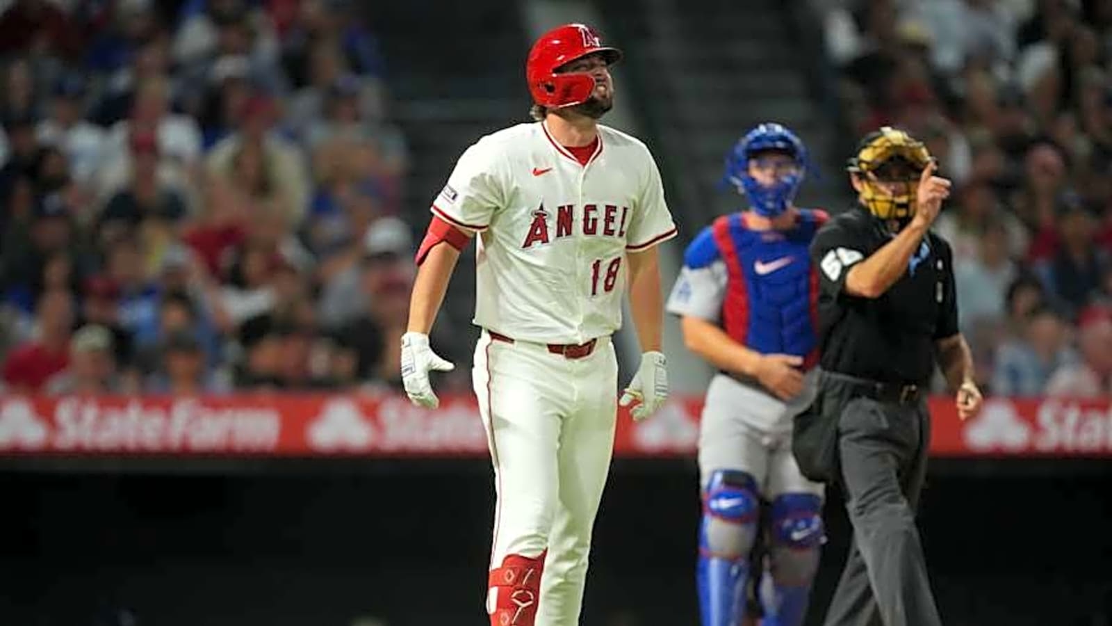 Angels&#39; Nolan Schanuel Suffered Injury On HBP vs Dodgers, Tried to Play Through It