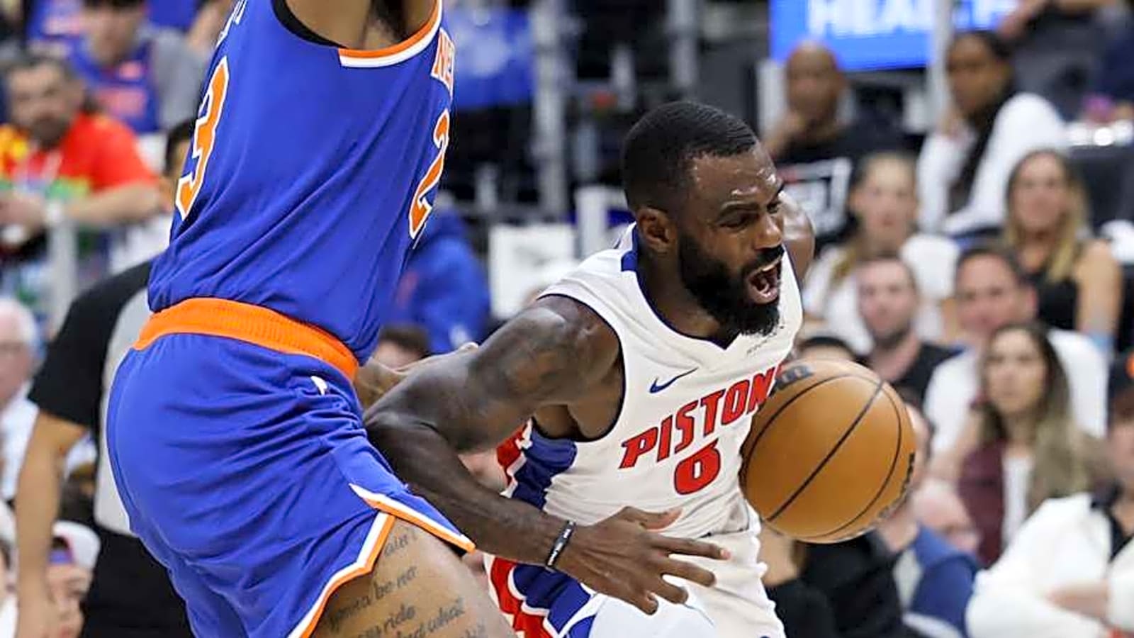 NBA Fans Sound Off on Controversial No-Call in Pistons-Knicks Game 4