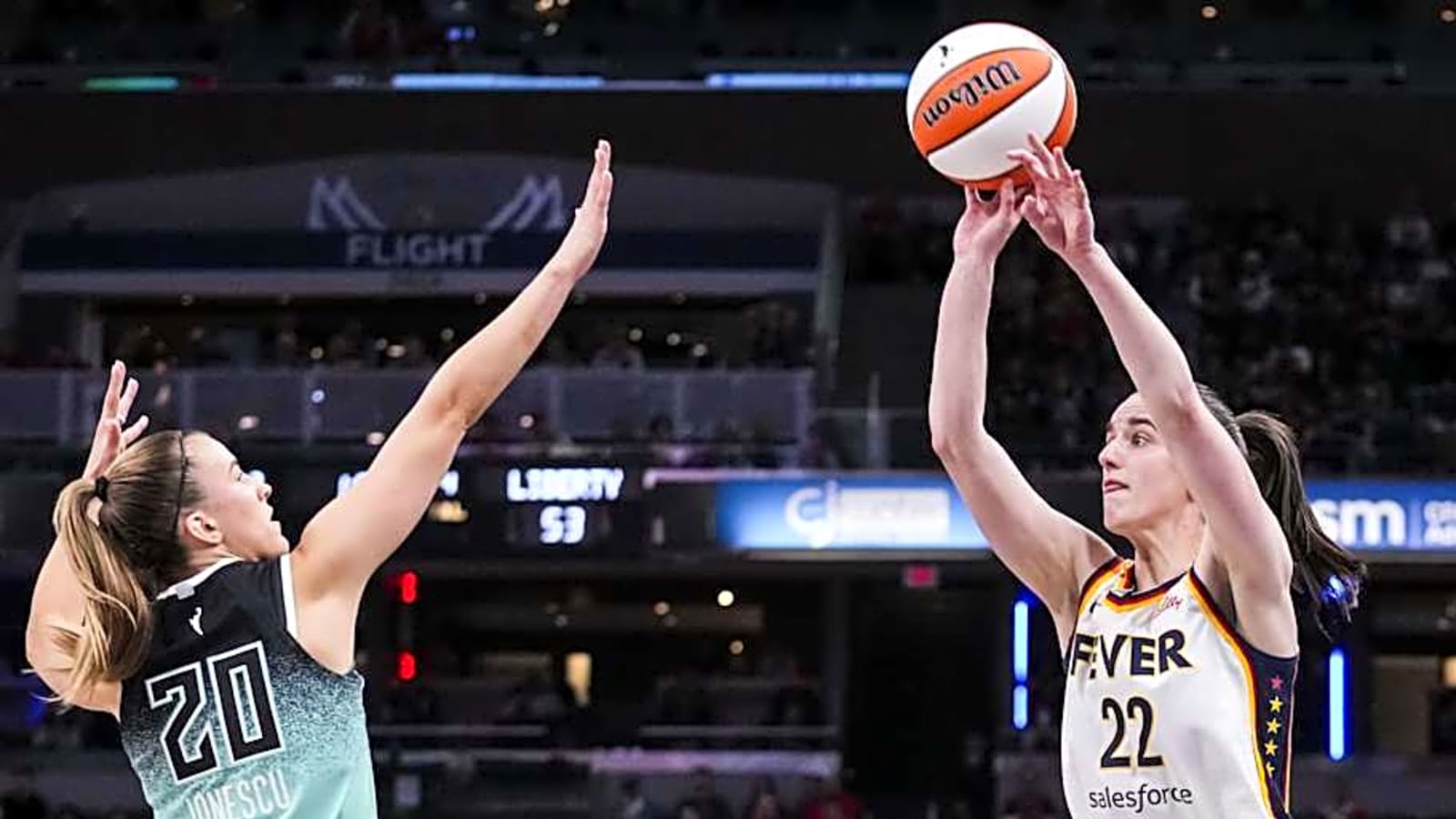 Caitlin Clark Torches Liberty With Insane First Quarter Shooting Spree After Injury
