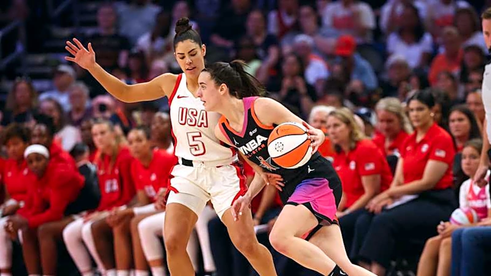 Kelsey Plum Shares Insight on Playing Against Caitlin Clark: &#39;She Brings the Show&#39;