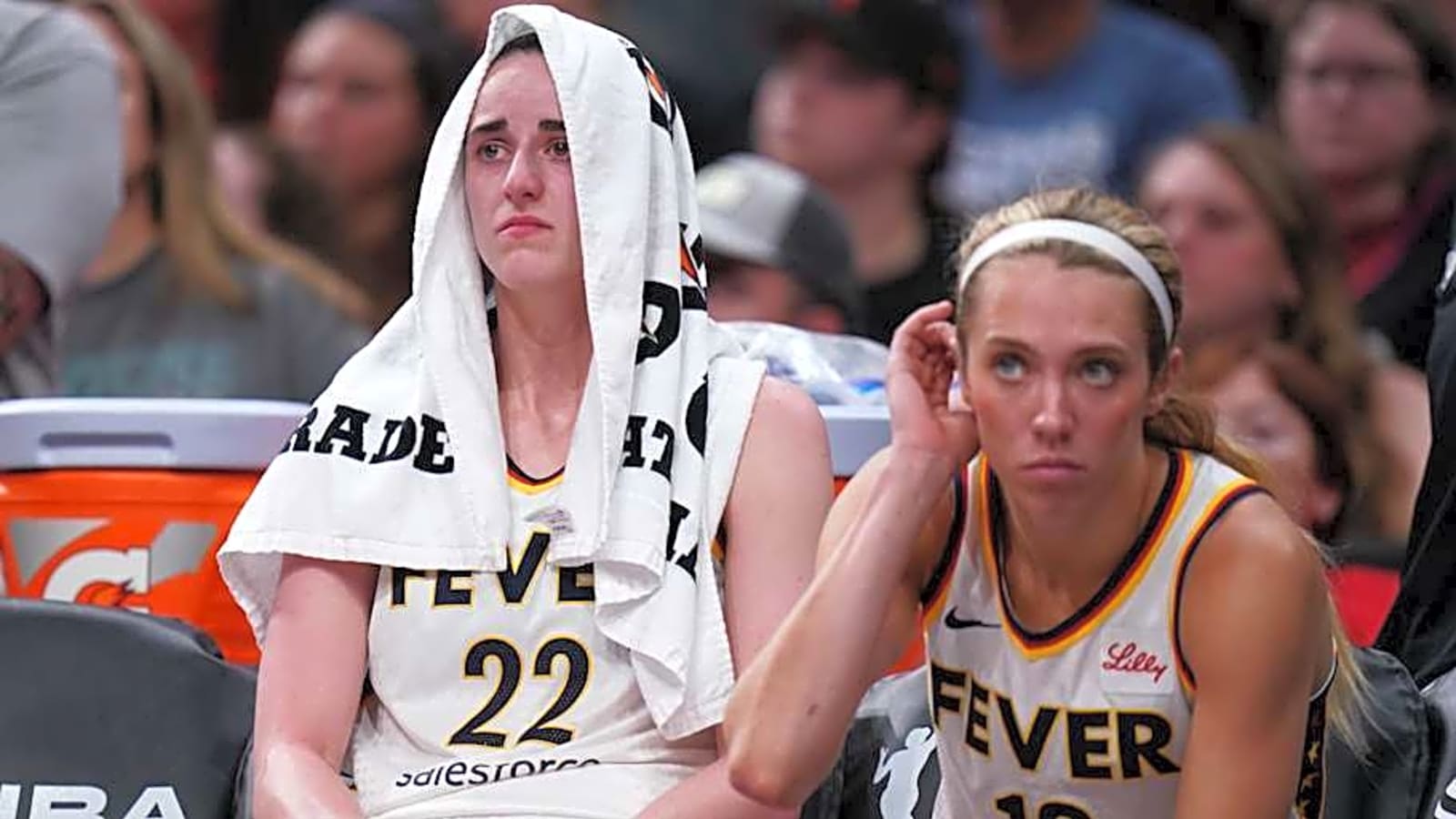 Fever teammates rally around Caitlin Clark after announcement