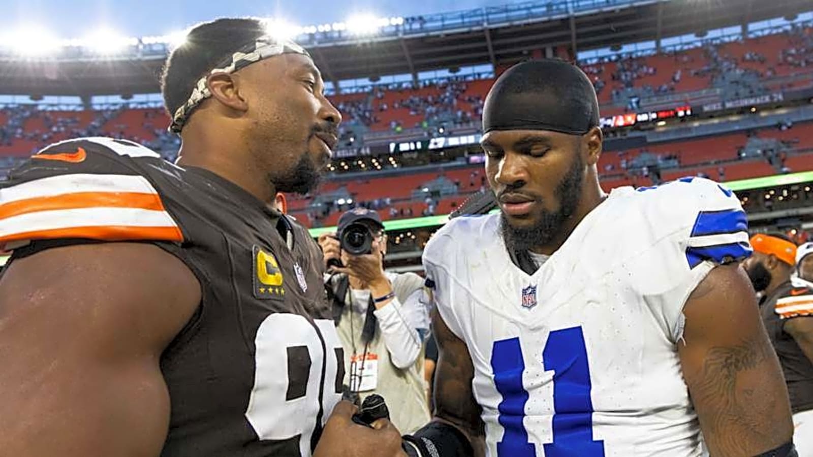 Myles Garrett Heaps Praise on Dallas Cowboys Star Micah Parsons