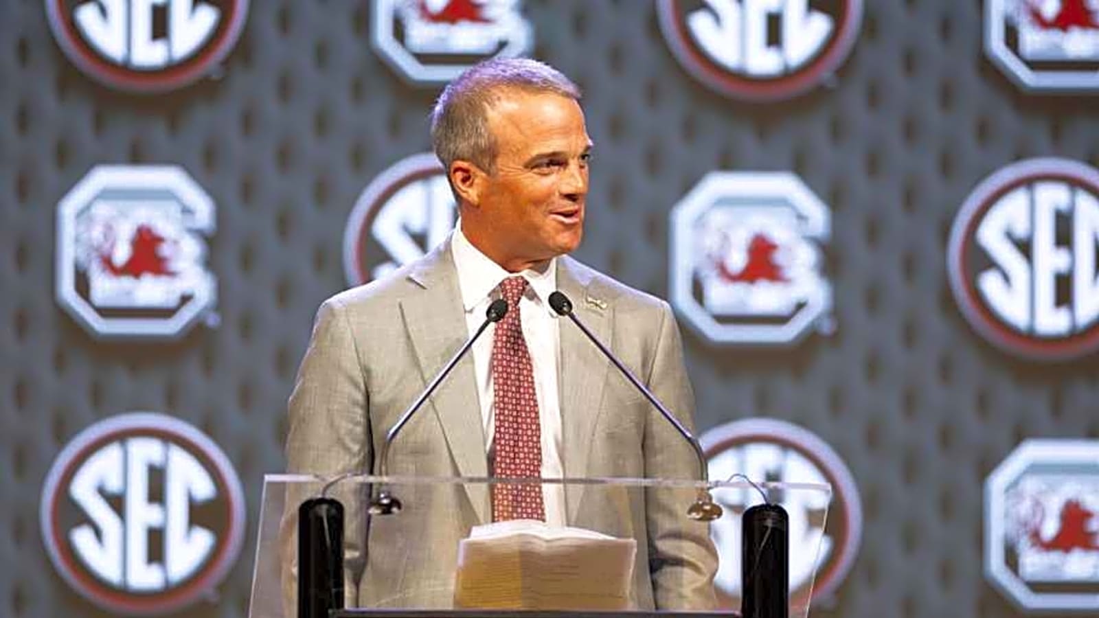 Shane Beamer Discusses Pros and Cons of CFP Expansion at SEC Media Days