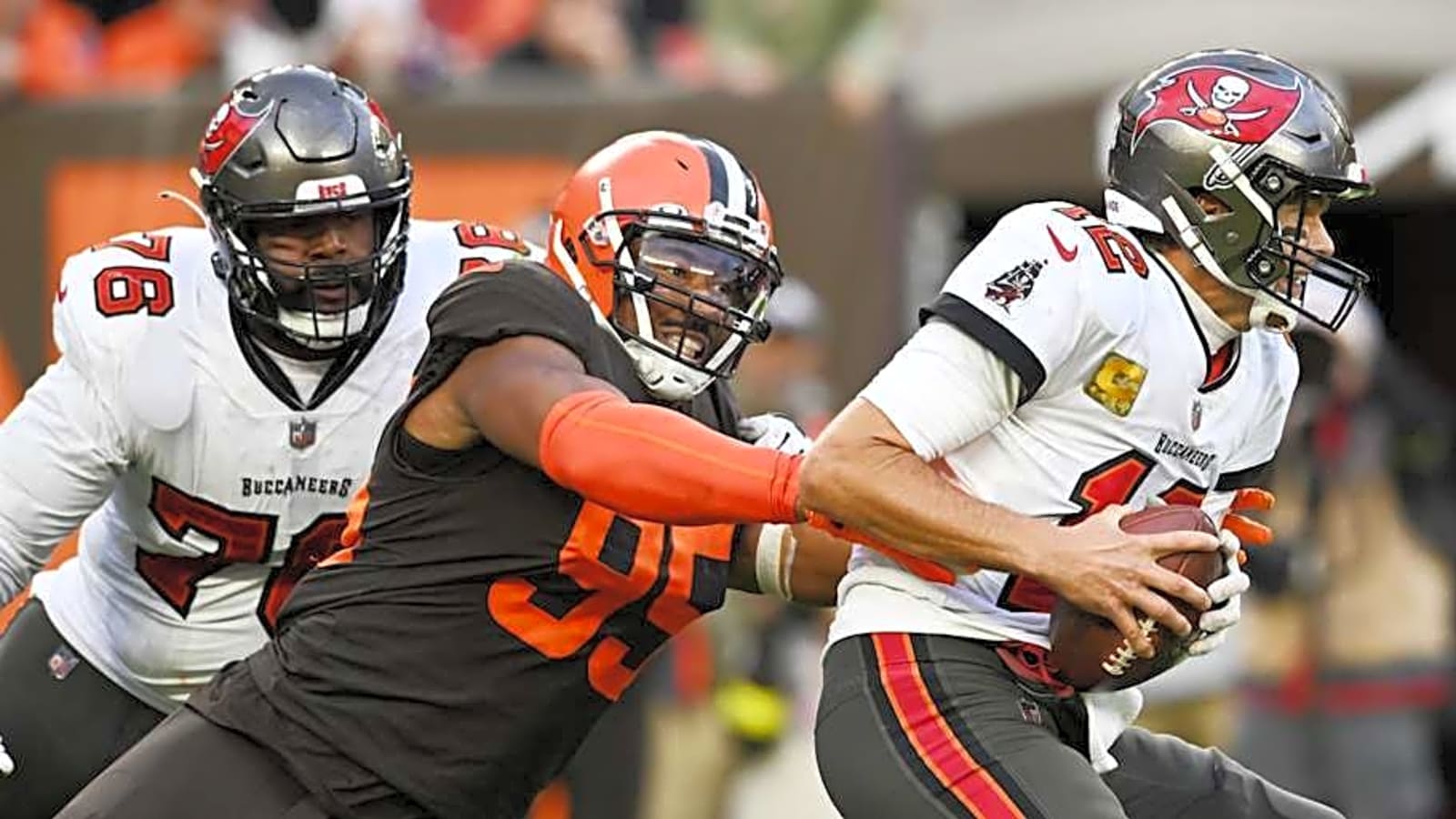 Browns superstar Myles Garrett, Tom Brady teaming up to play in Saudi flag football tournament