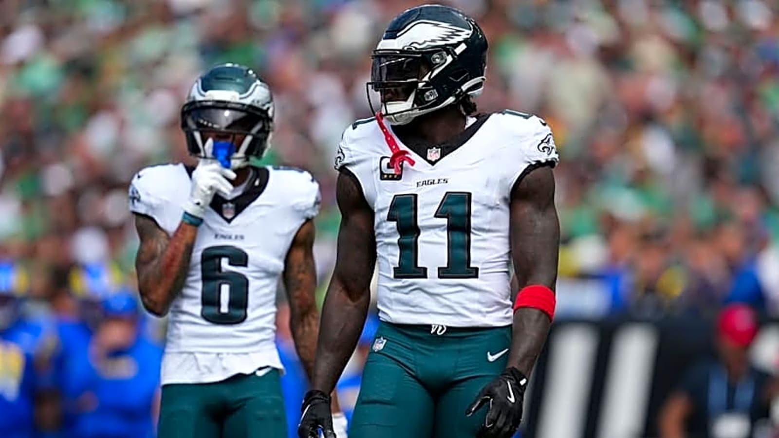 Eagles won&#39;t take Dianna Russini&#39;s ridiculous bait on A.J. Brown, DeVonta Smith