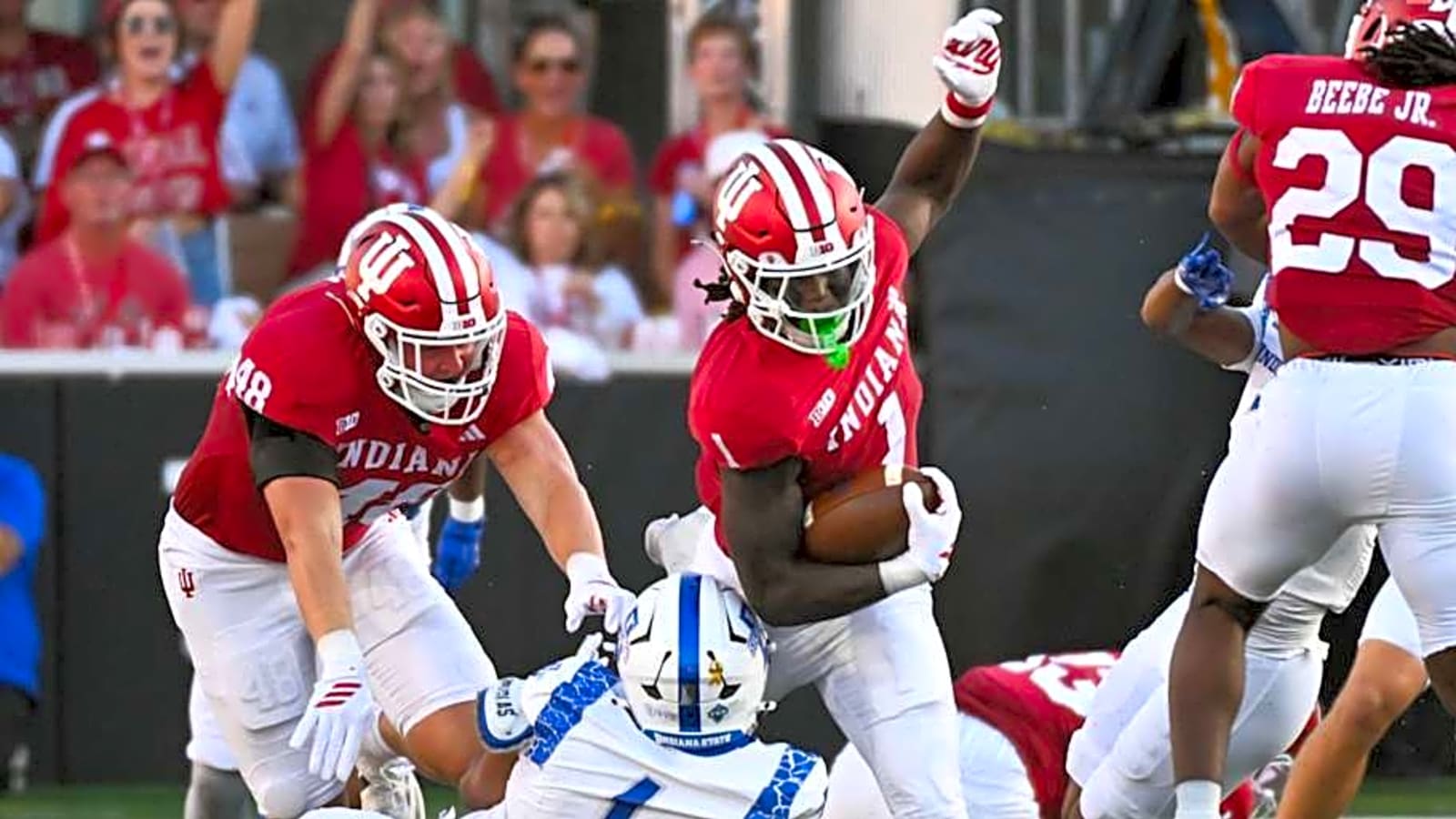 Three Indiana Rushers Set to Challenge MSU Defense