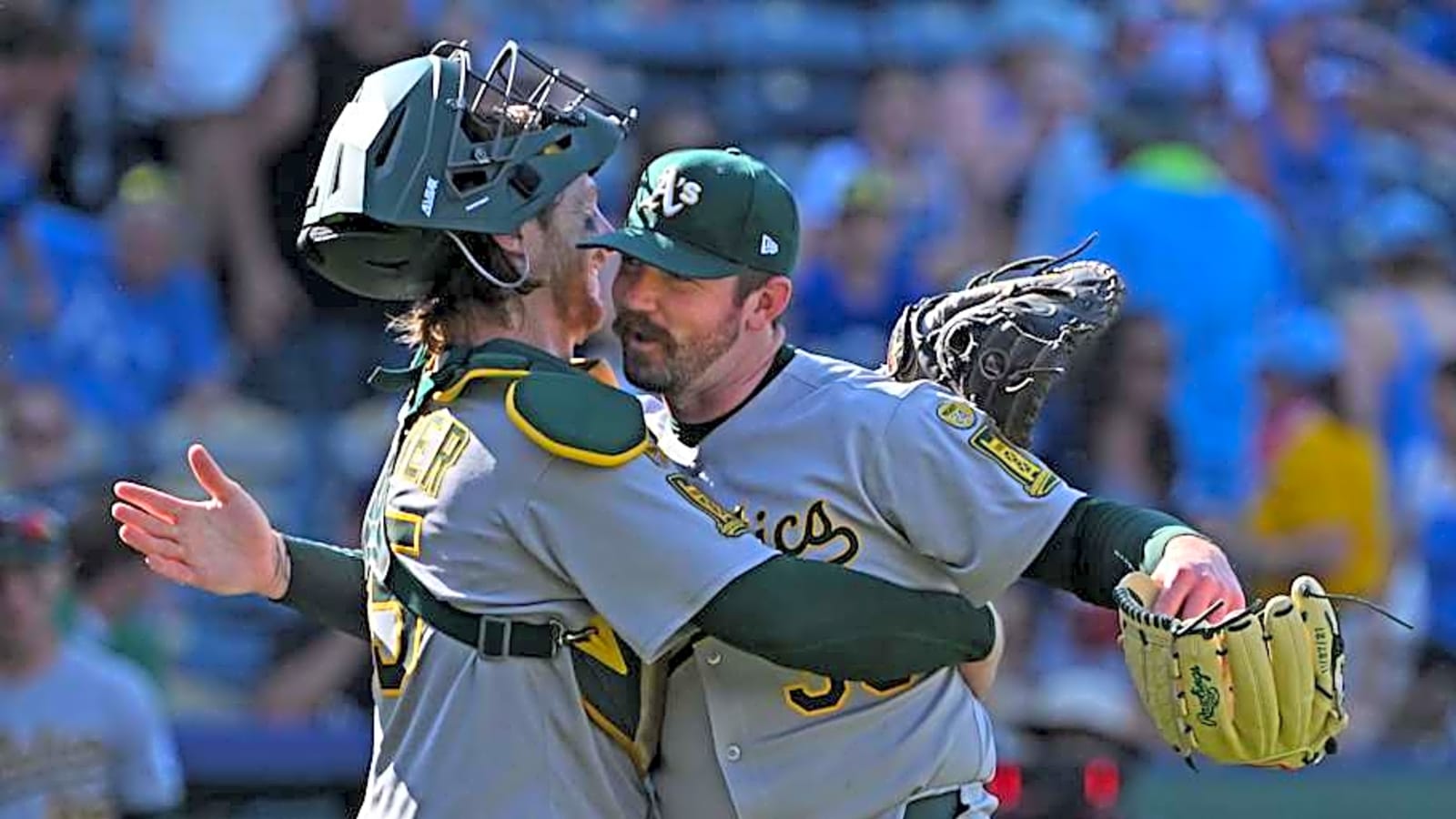 A&#39;s Secure Series Win Against Kansas City Royals