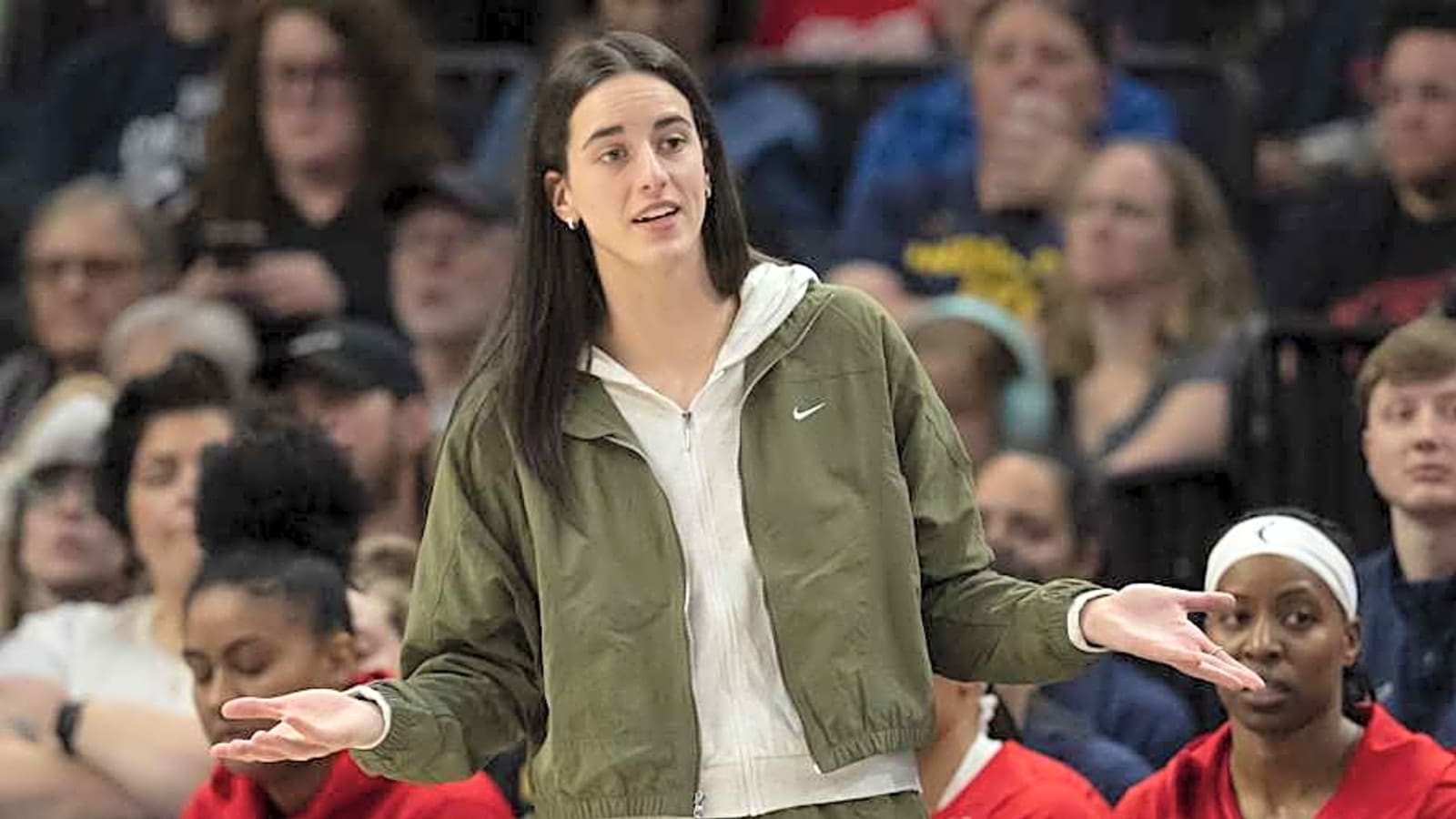 Caitlin Clark Flexes New Nike Logo in Crop-Top Pregame Outfit Before Fever vs Storm