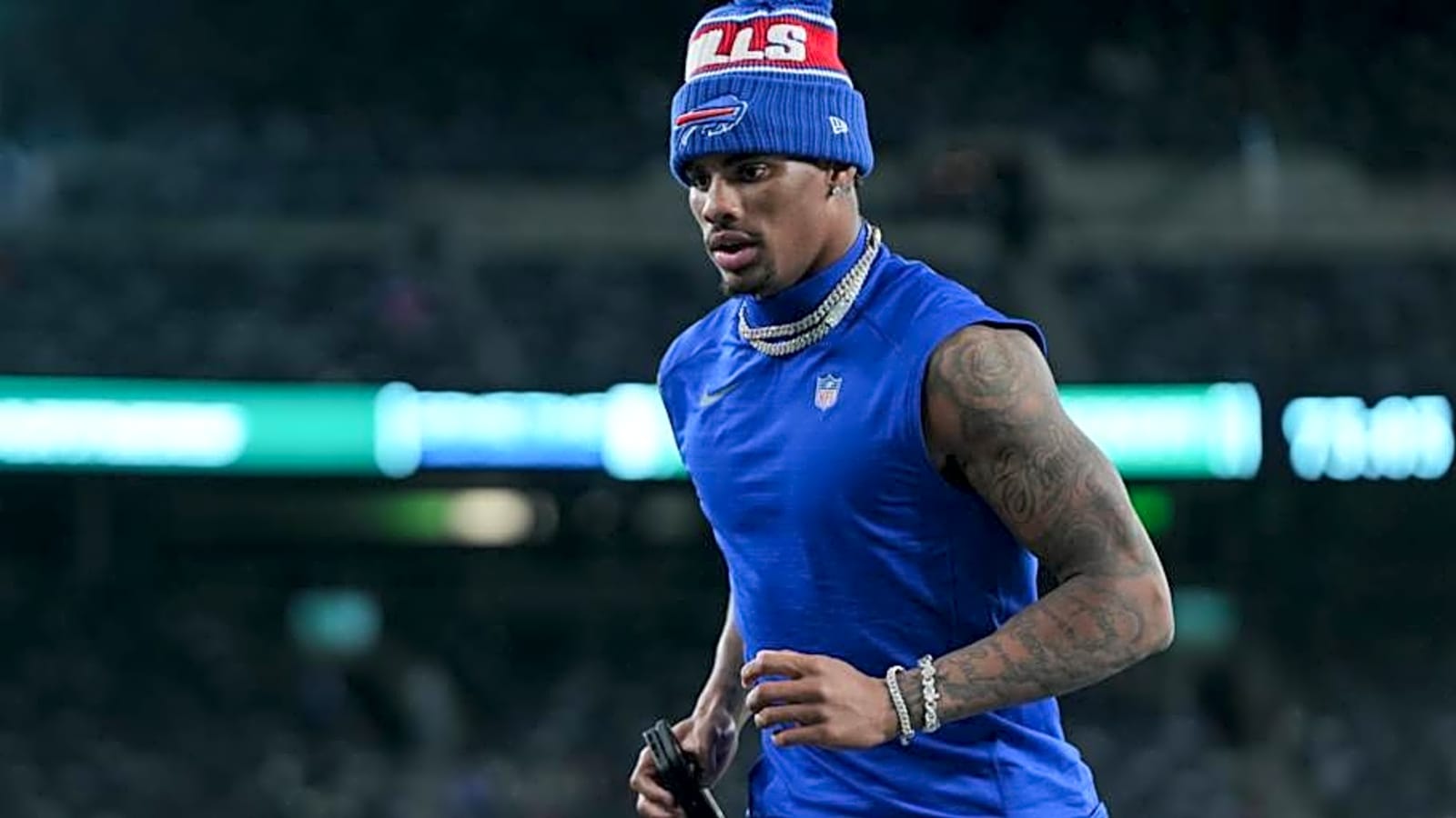 Watch Bills&#39; WR Keon Coleman try Tim Hortons for the first time
