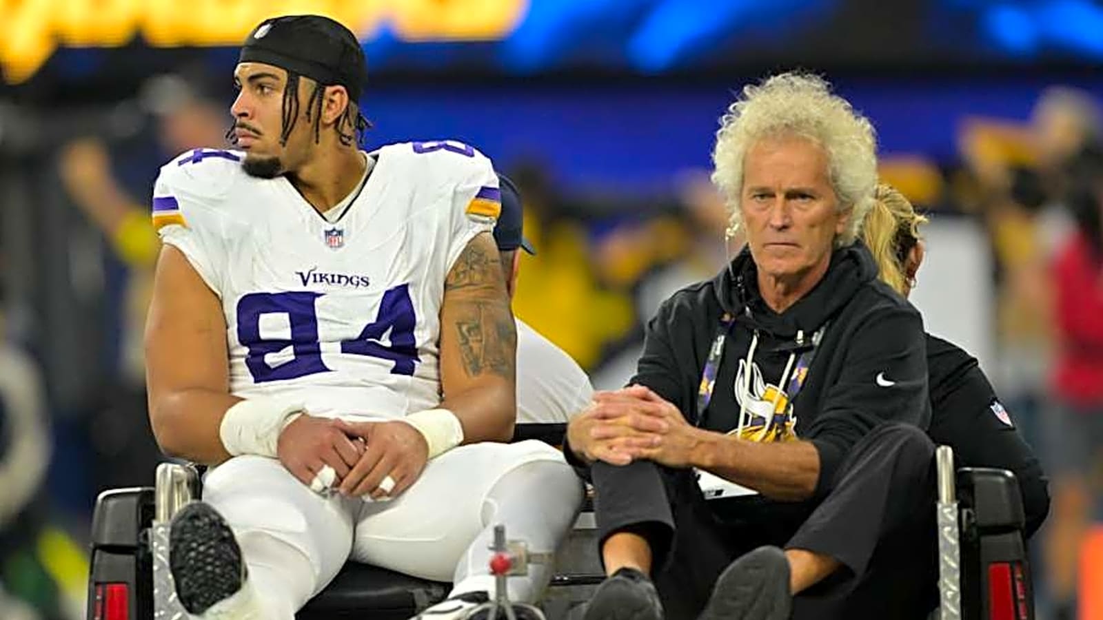 A roundup of the Vikings' injuries in their ugly first half vs. Chargers