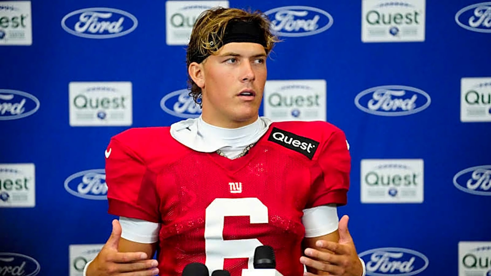 NY Giants QB Jaxson Dart Among NFL Rookies with Most to Gain in Training Camp