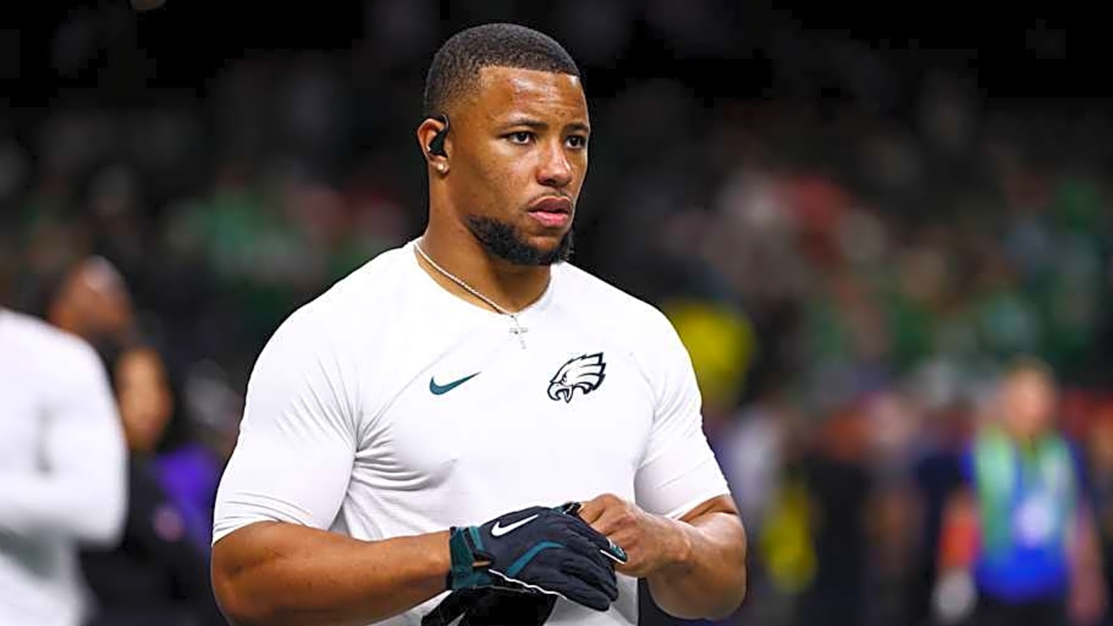 Saquon Barkley takes 3-word shot at Eagles&#39; Tush Push adversaries