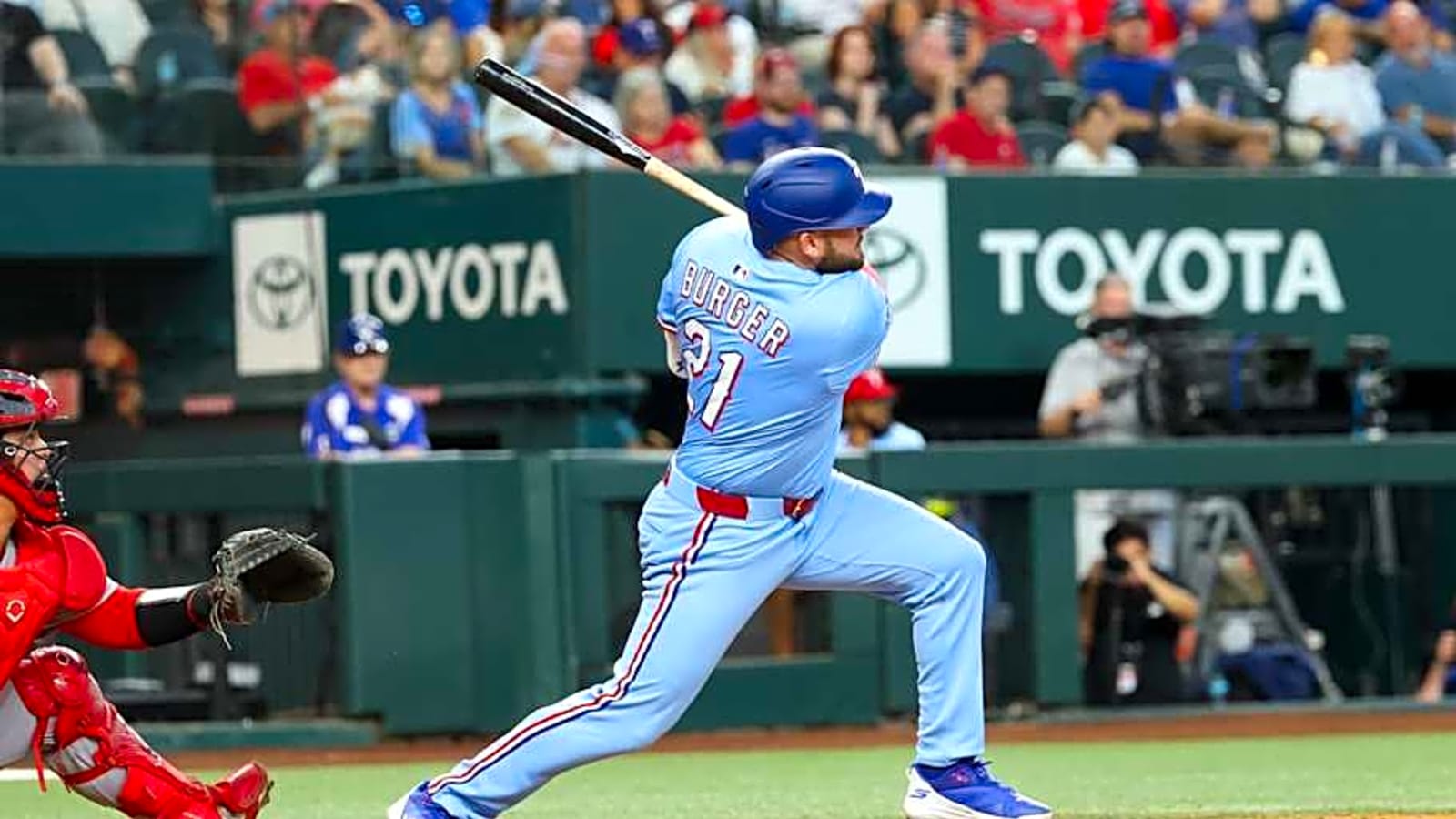 Rangers Make Roster Move As Jake Burger Hits IR and Justin Foscue Rejoins Club