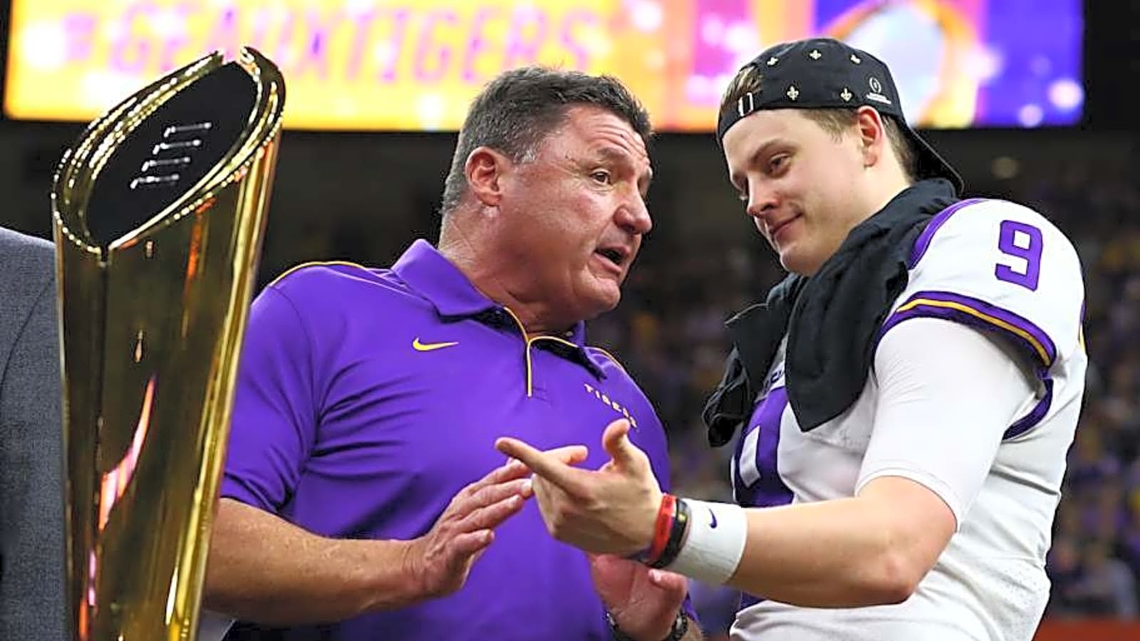 Ed Orgeron Makes Bold Declaration Involving Cincinnati Bengals Star Joe Burrow