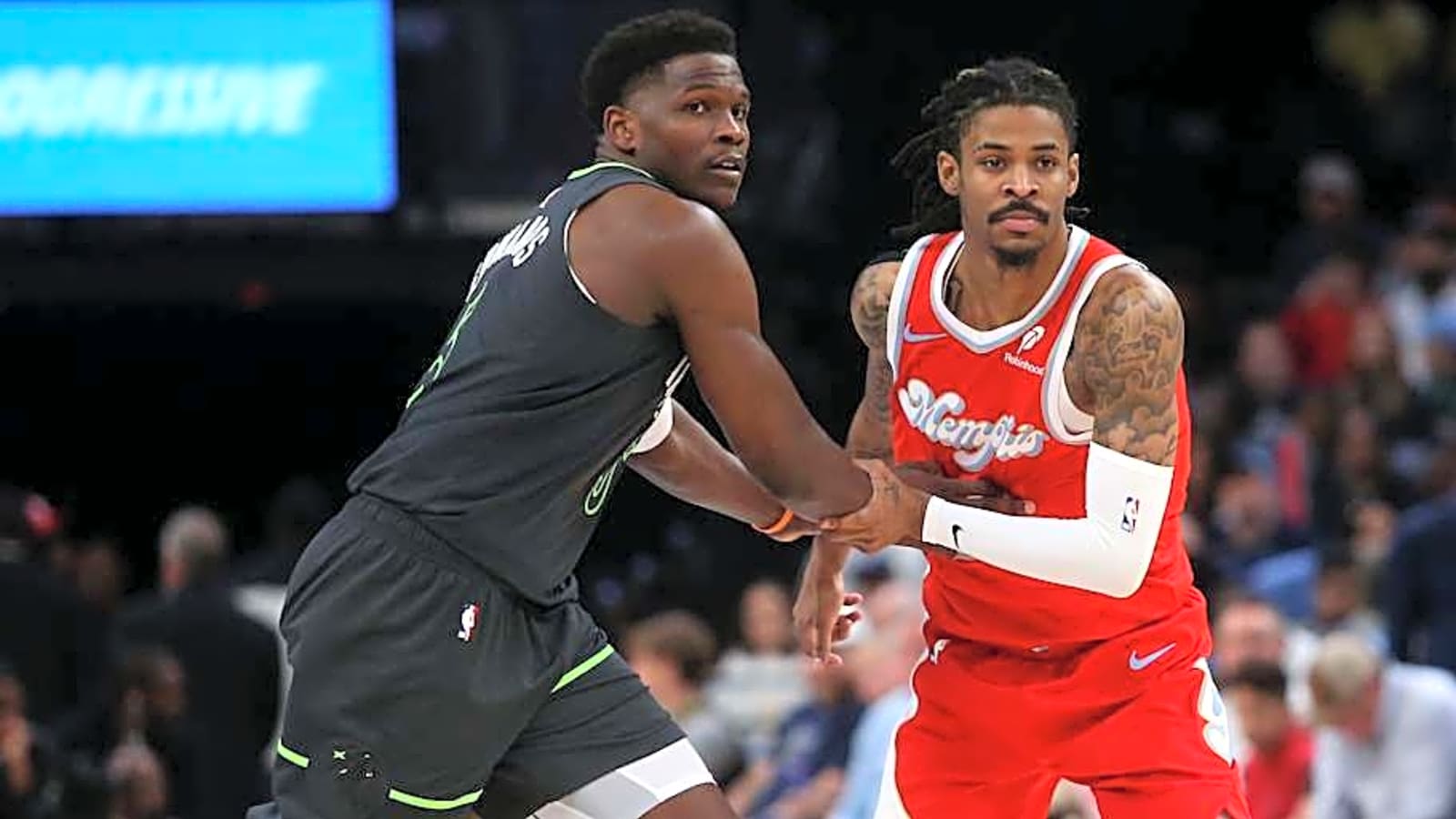 Ja Morant Sends Message to Anthony Edwards During Warriors-Wolves
