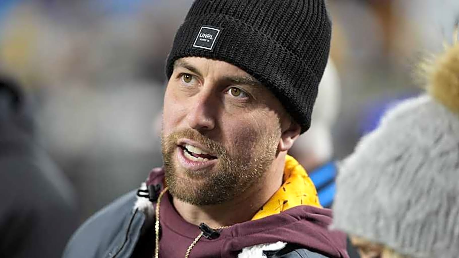 Kevin O&#39;Connell can&#39;t hide his smile during Adam Thielen chat with Kay Adams