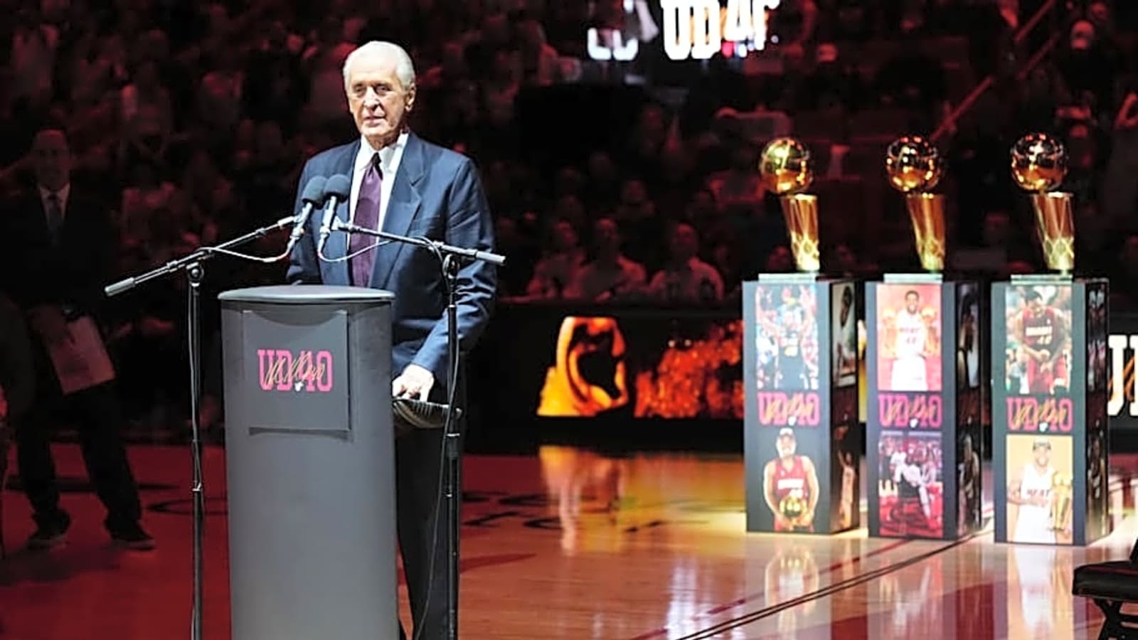 NBA Champion Joins Miami Heat Fans In Scorching Pat Riley