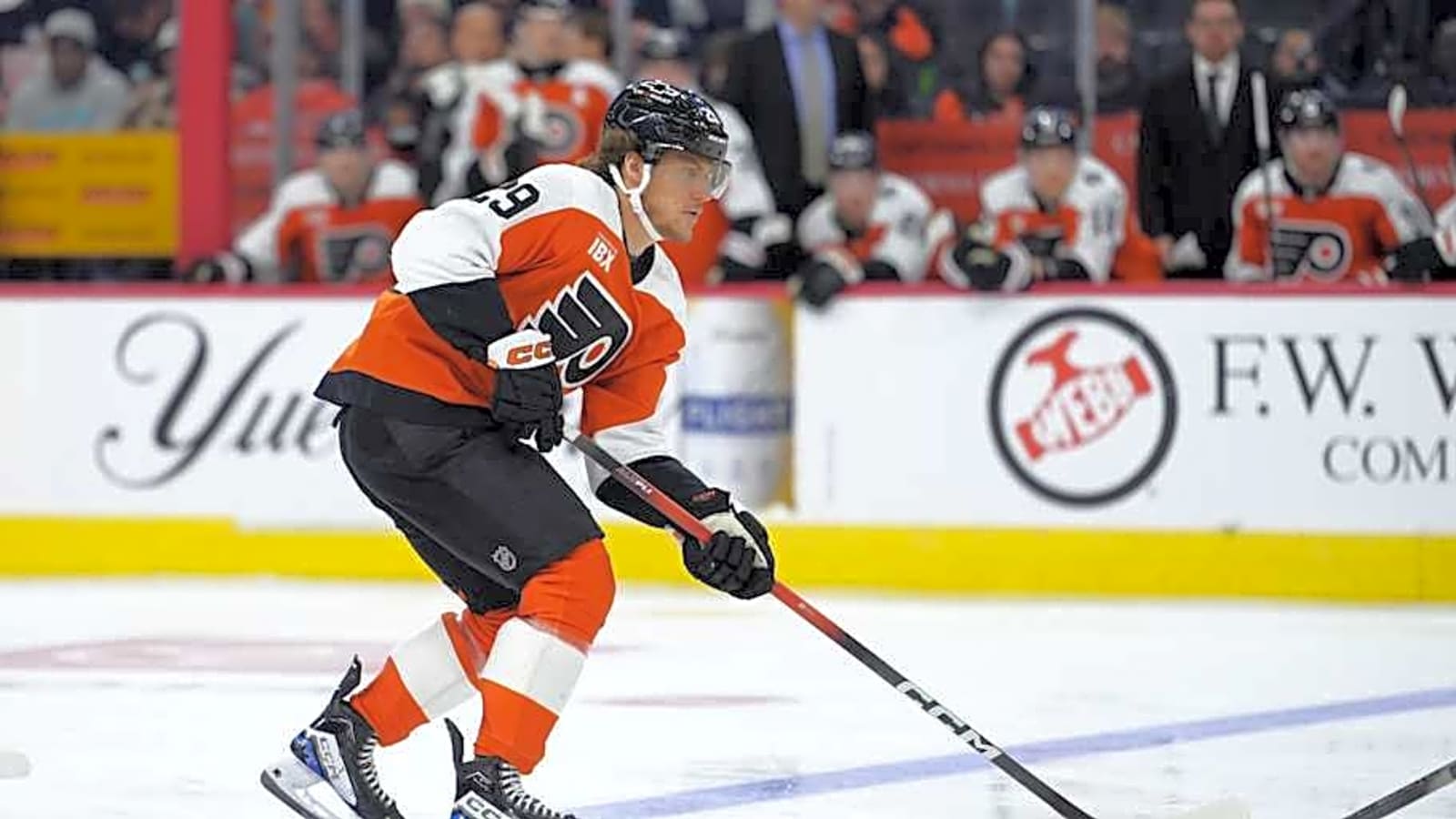 Flyers Forward Snaps Month-Long Goal Streak