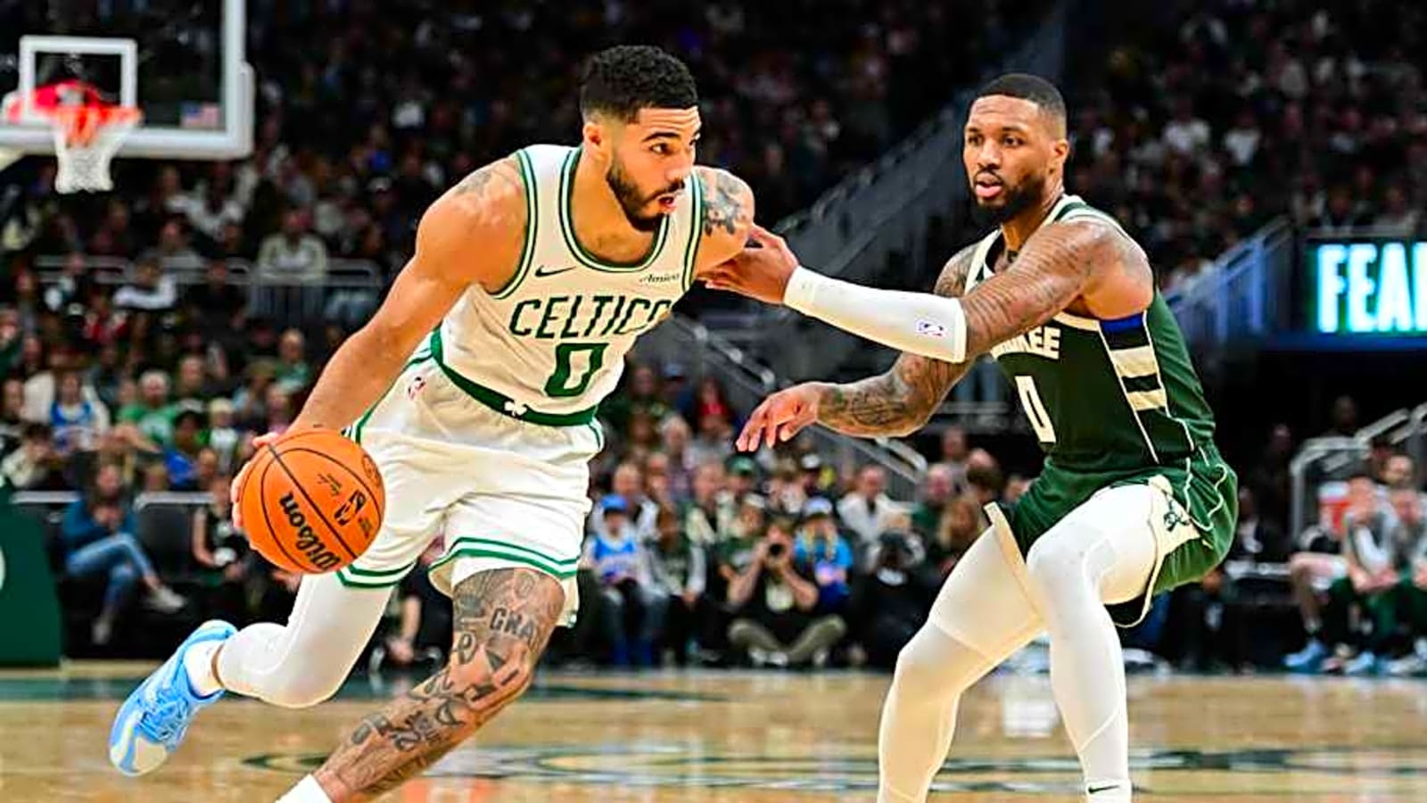Celtics&#39; Jayson Tatum Shares Heartwarming Meetup With Damian Lillard Amid Recovery