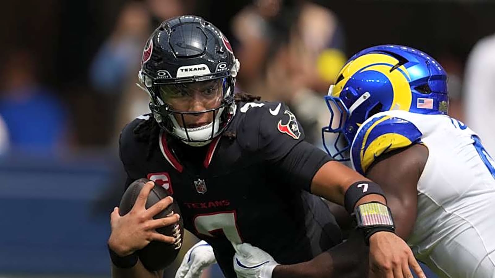 C.J. Stroud Speaks On Texans&#39; Offensive Line Troubles vs. Rams
