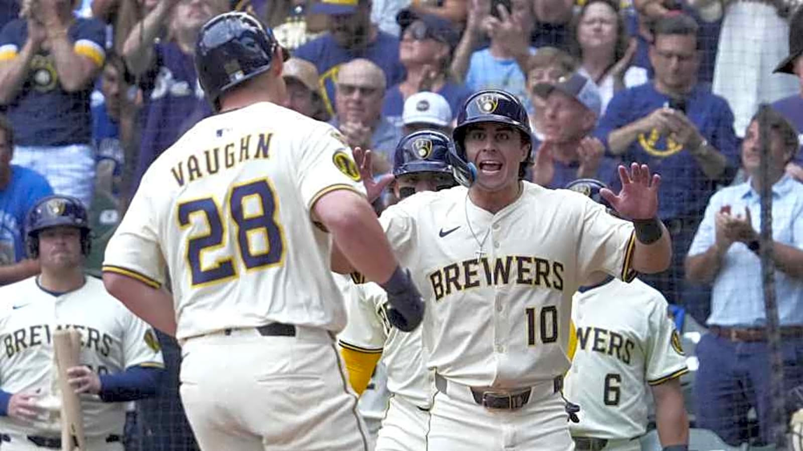Andrew Vaughn Homers in 1st At-Bat After Call-Up by Brewers
