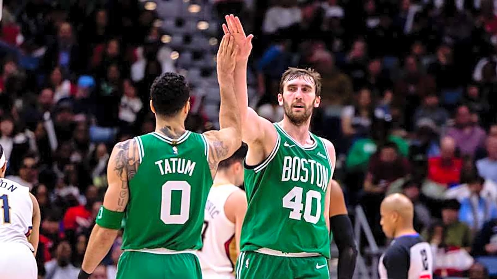 Celtics Superstar Jayson Tatum Has 2-Word Response to Luke Kornet Departure