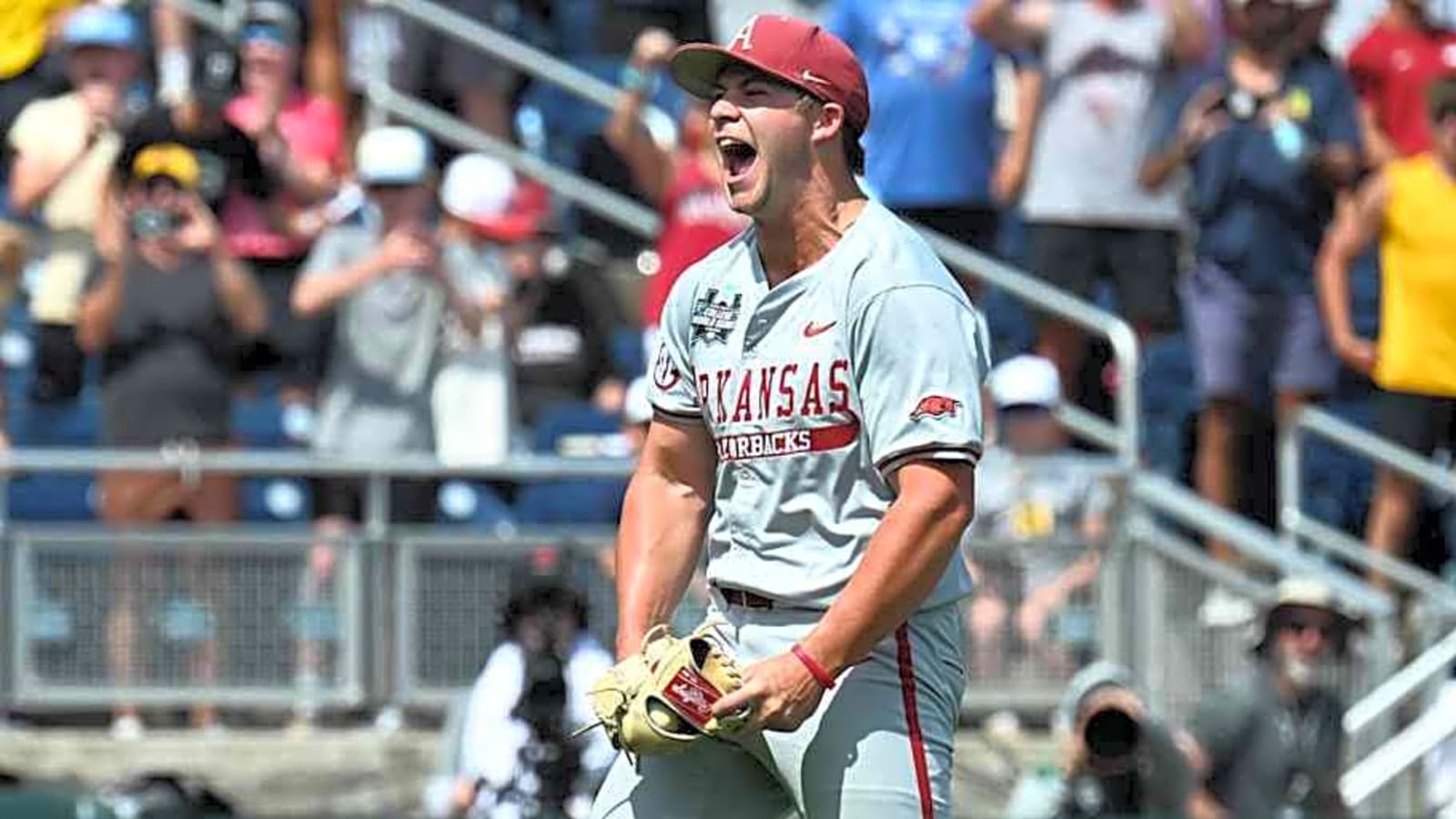 Arkansas finally on the other side of College World Series history