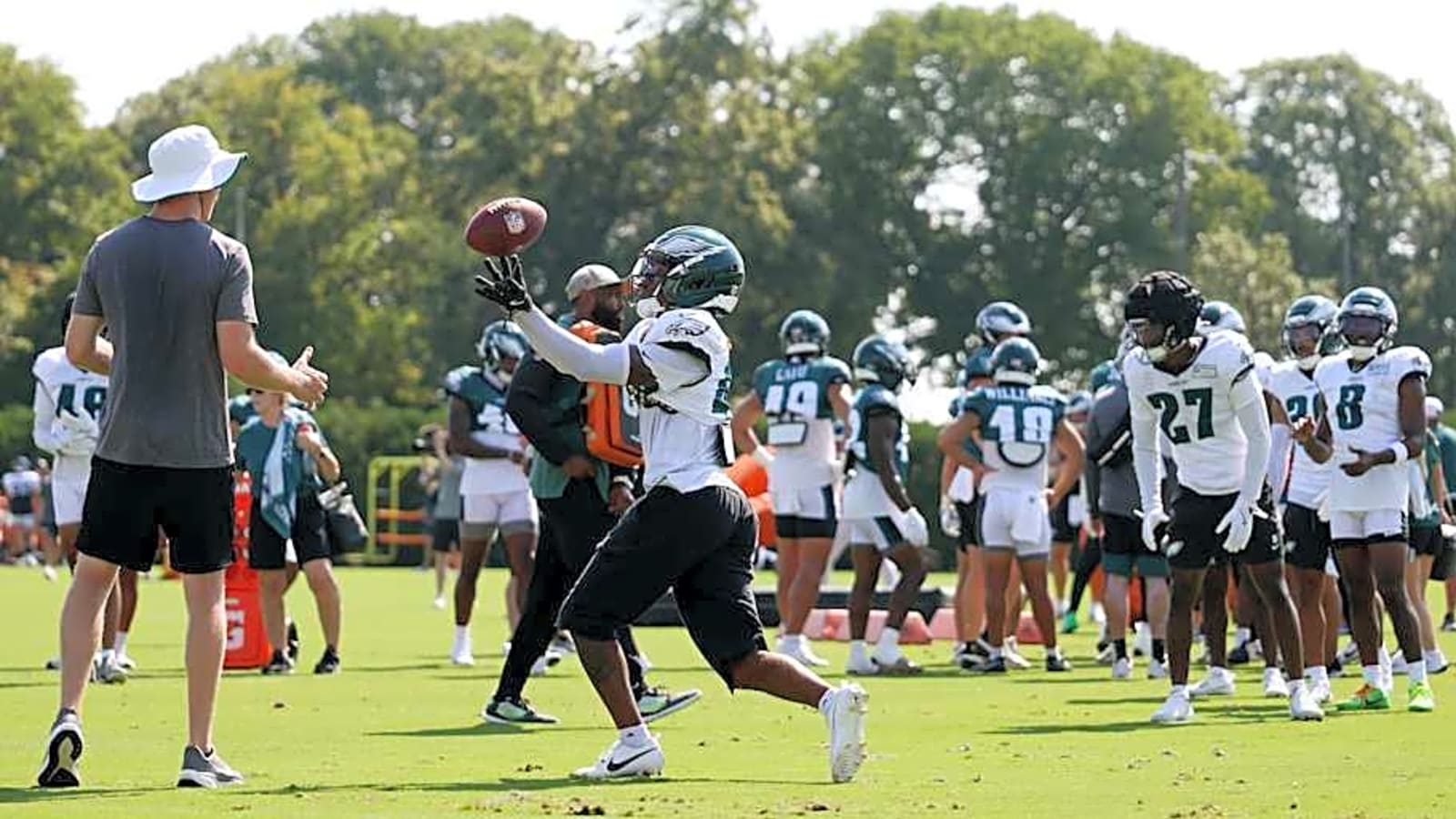 One day at training camp became a nightmare Eagles would like to forget