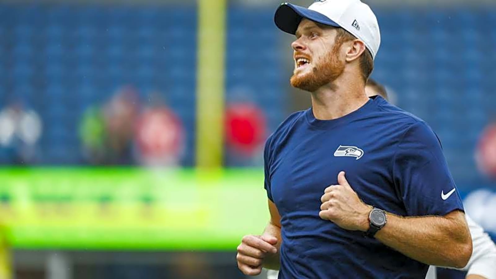 Sam Darnold raves to Richard Sherman about the Seahawks&#39; resurrected offensive line