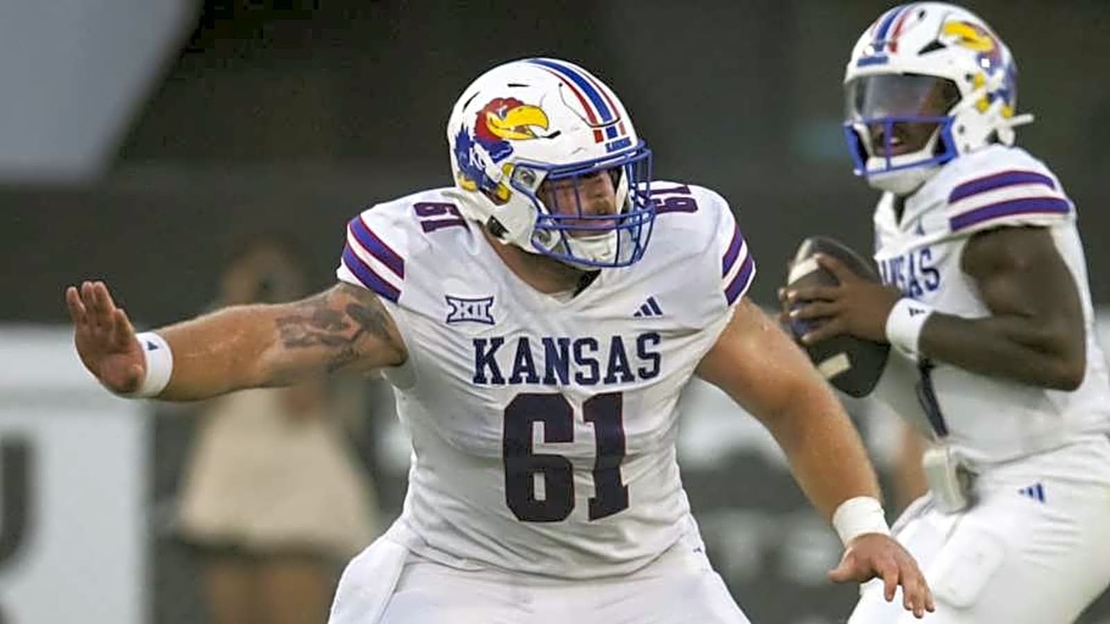 Kansas Football OL Bryce Foster Lands on USA TODAY Preseason All-Big 12 Team