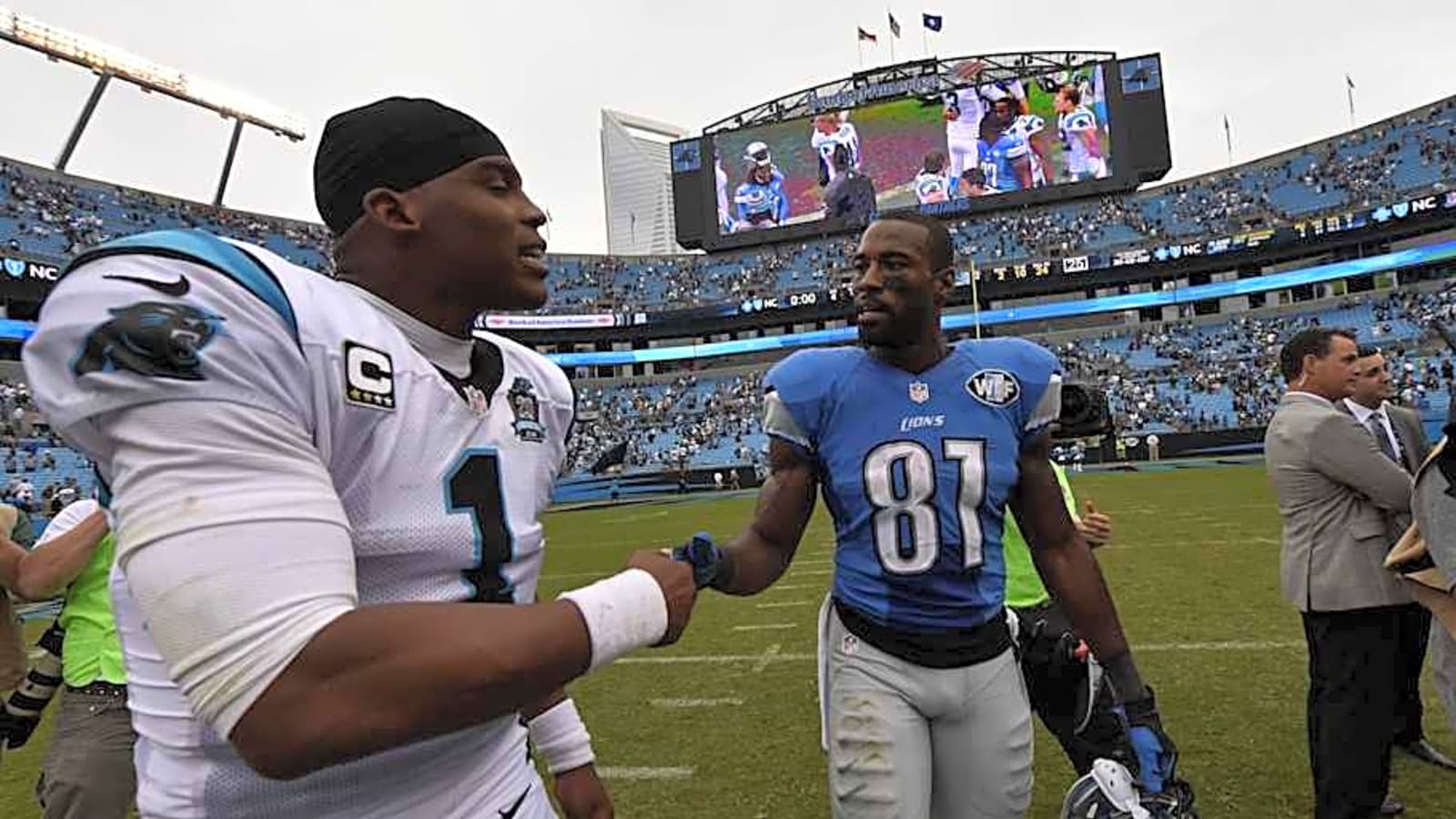 Cam Newton blasts Giants rookie for not recognizing NFL legend Calvin Johnson