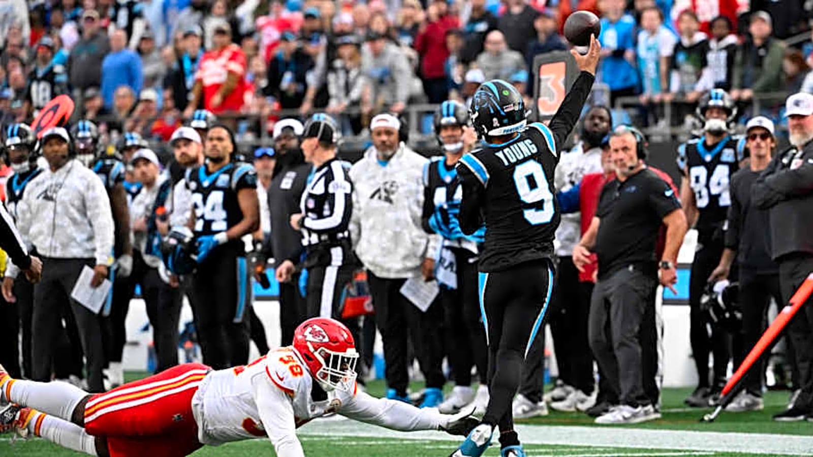 Panthers&#39; free agent pickup gushes over Bryce Young&#39;s great game vs. Chiefs