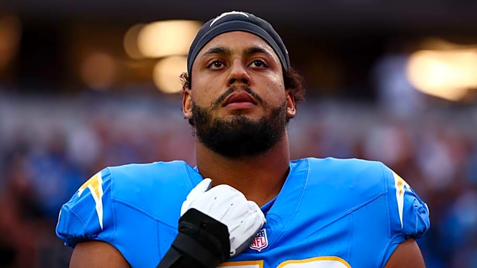 Rashawn Slater absent at Chargers OTAs with extension talks in flux