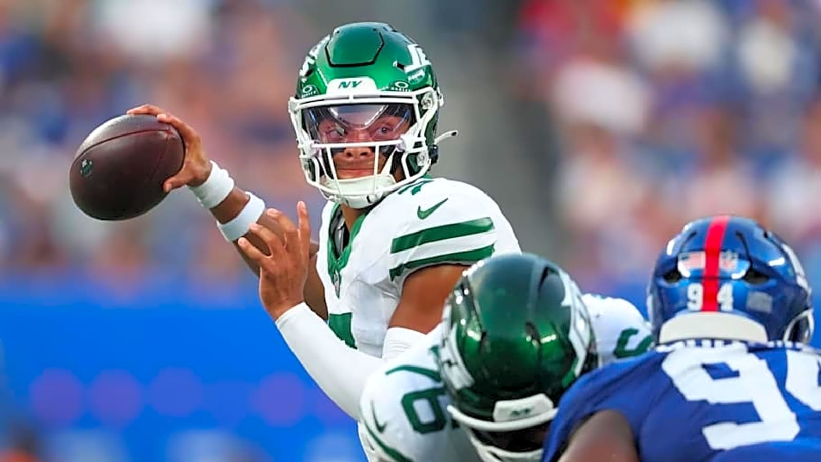 Justin Fields Reacts To Preseason Jets Drama