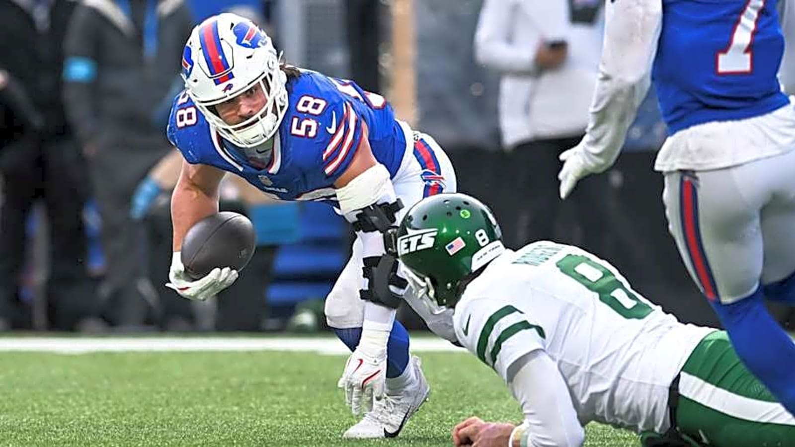 Matt Milano lives up to Josh Allen&#39;s pregame assessment in Bills&#39; preseason opener