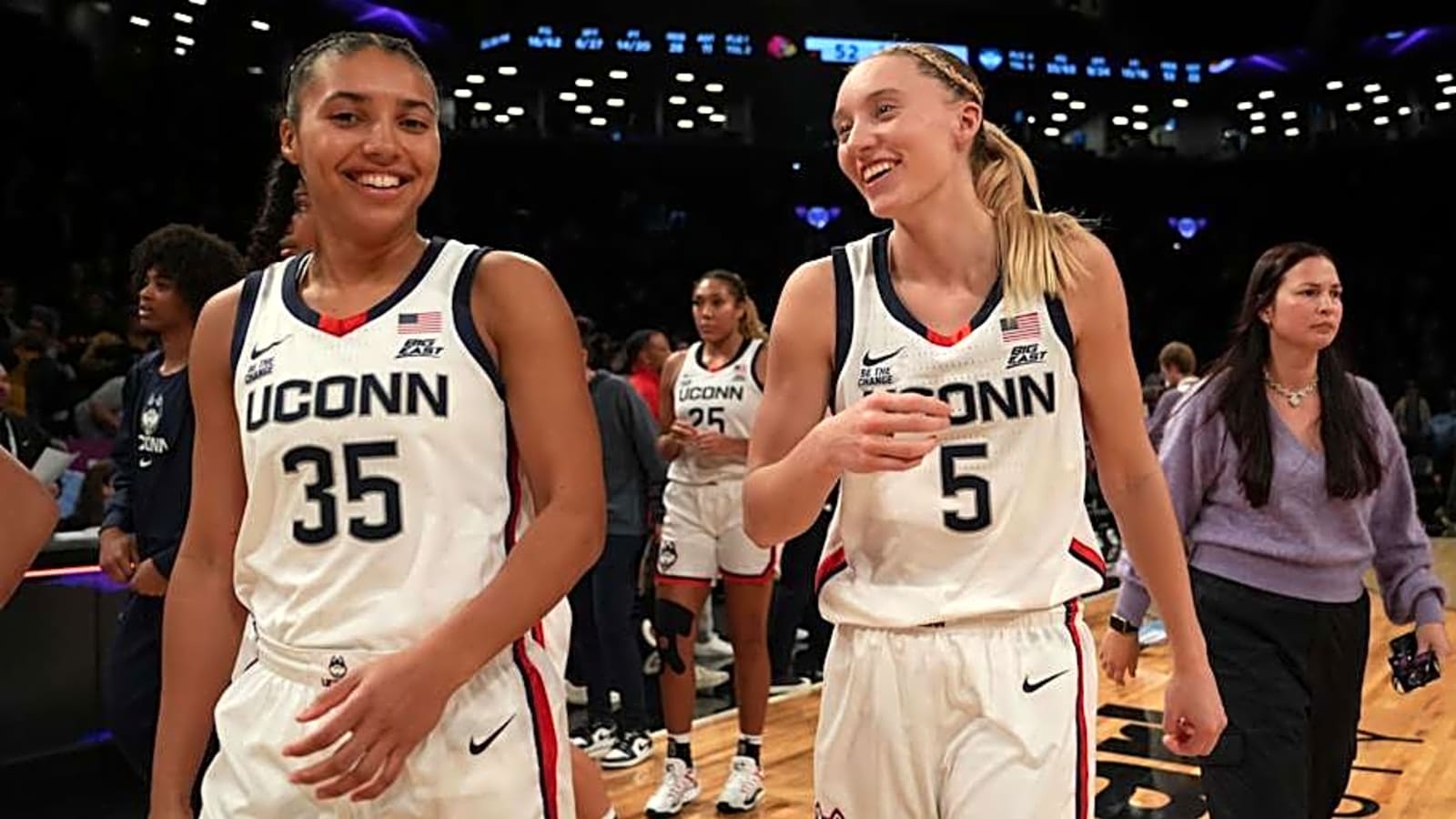 Beauty brand levels up women&#39;s basketball support with Azzi Fudd, Paige Bueckers