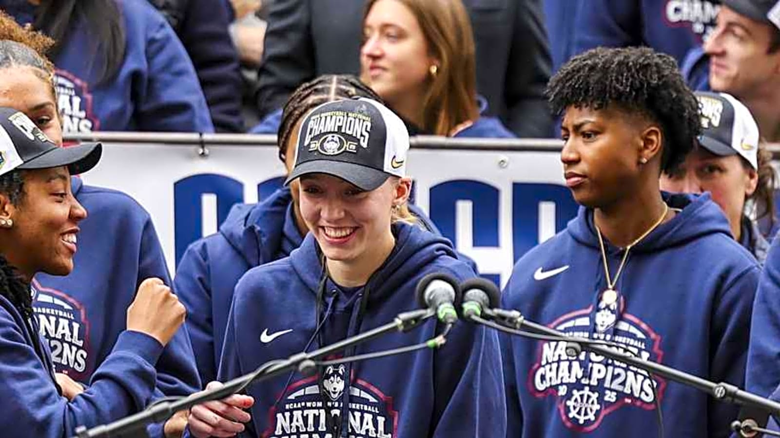 Paige Bueckers shares surprise to commemorate UConn national title