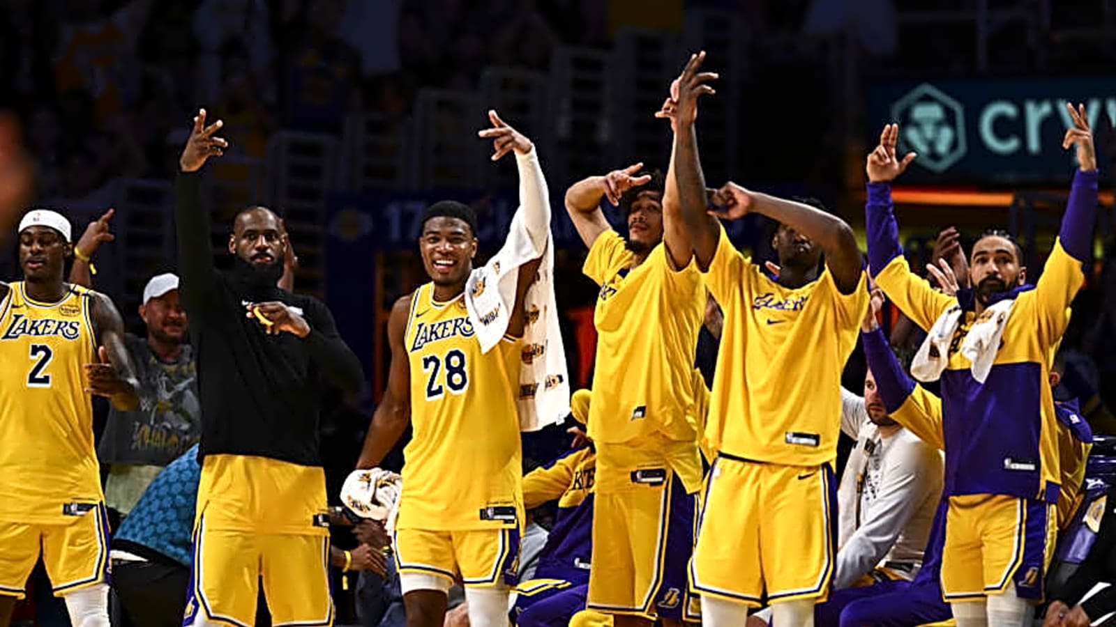 &#39;Locker Room is Water,&#39; Lakers Cause 17k Worth of Damage After Playoff Clinch