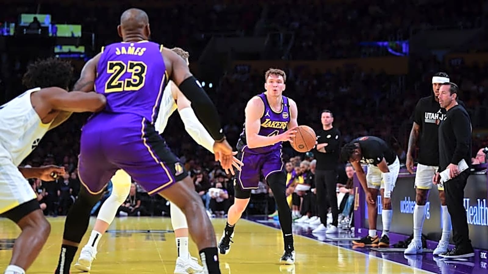 Lakers&#39; Dalton Knecht Claims LeBron James Could Play Deep Into His Forties