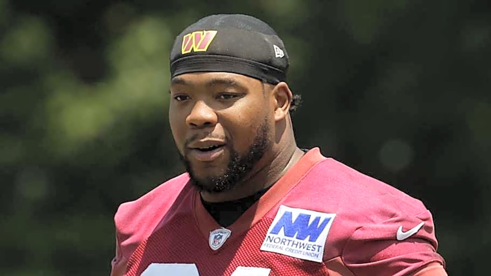 Commanders first-round pick showed up to minicamp looking like a different player