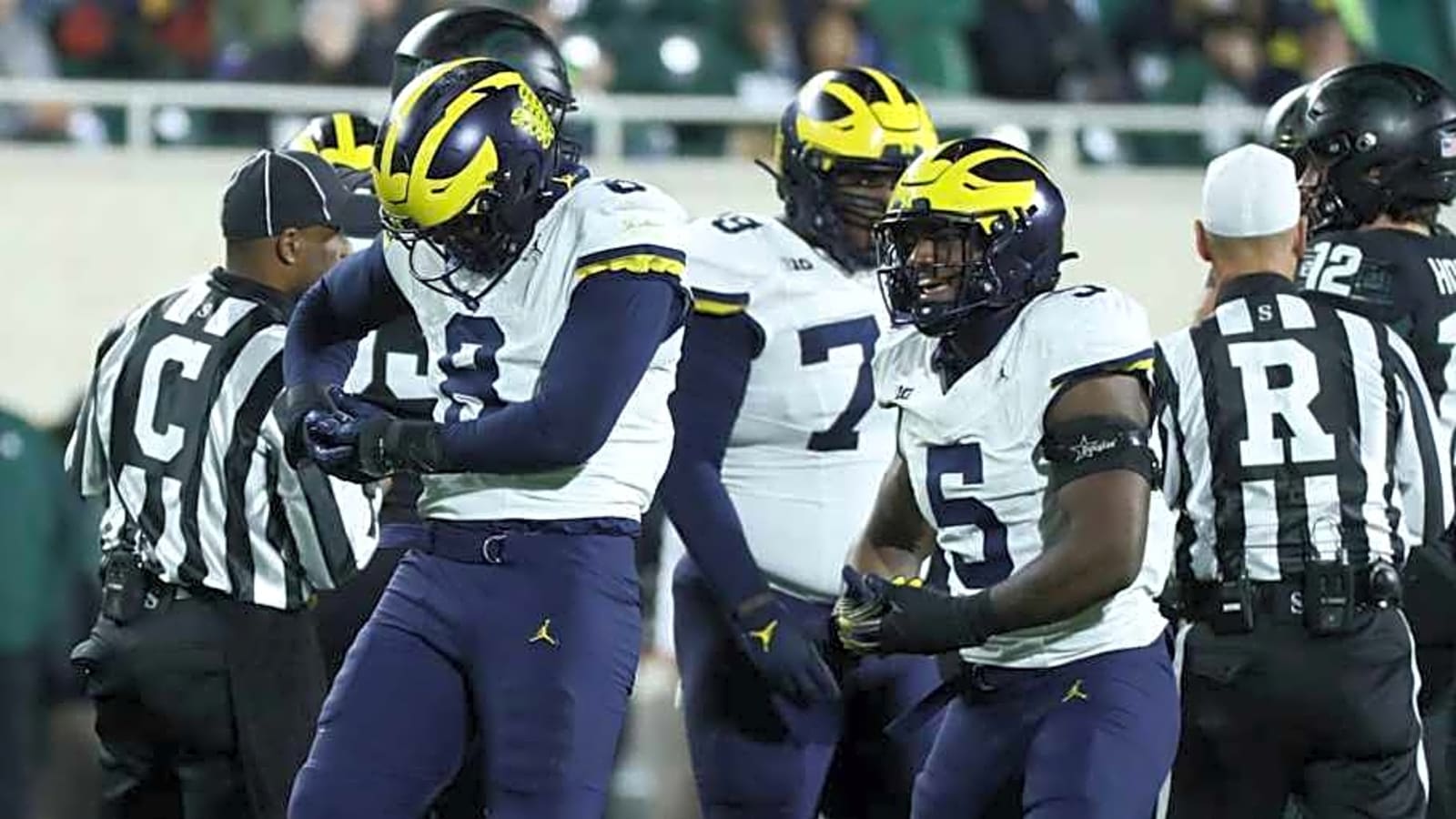 Michigan edge Derrick Moore has direct response on facing MSU in 2025: &#39;Belt to their behind&#39;