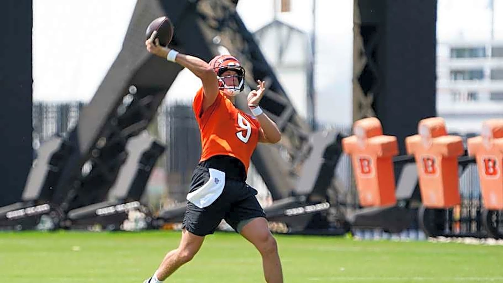 Cincinnati Bengals Quarterback Joe Burrow Goes Viral For Poor Baseball Skills