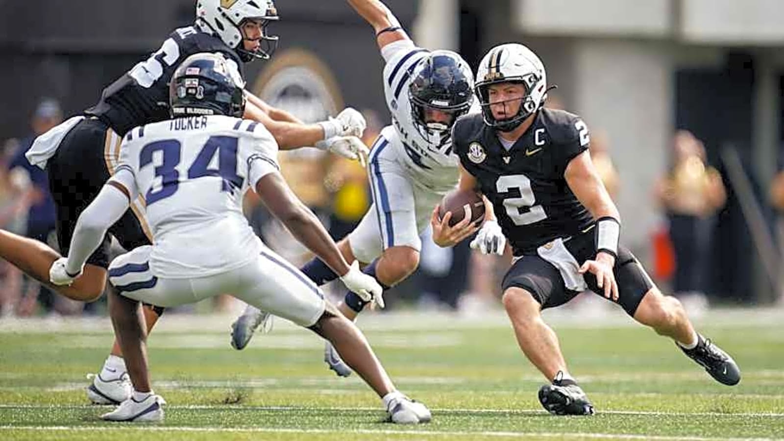 Diego Pavia Dazzles Again, Gets Rewarded; PFF Takeaways
