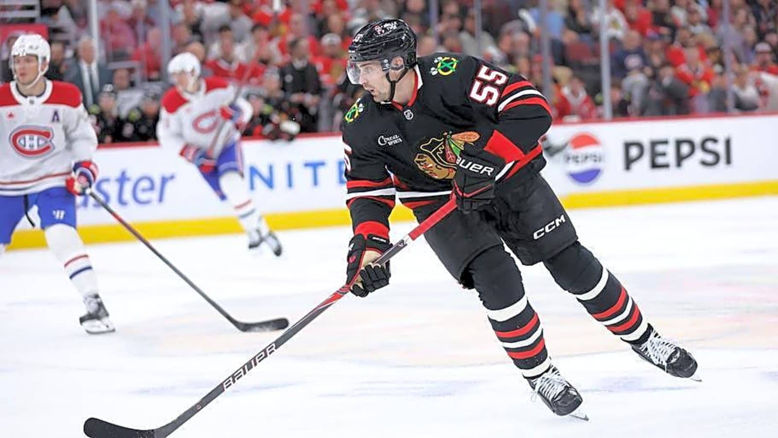 Blackhawks’ Levshunov celebrates 100 NHL game milestone