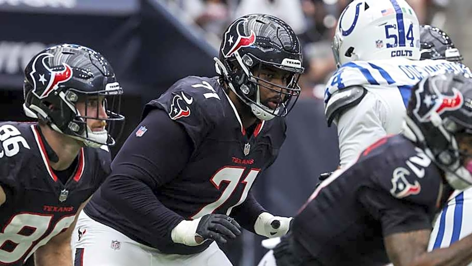 Houston’s Offensive Line Draws Harshest Grade from PFF
