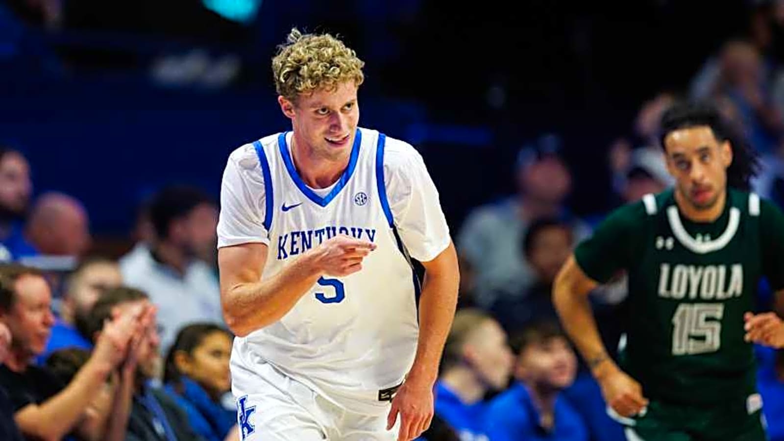 A recent social media post shows who the leader of this Kentucky basketball team is