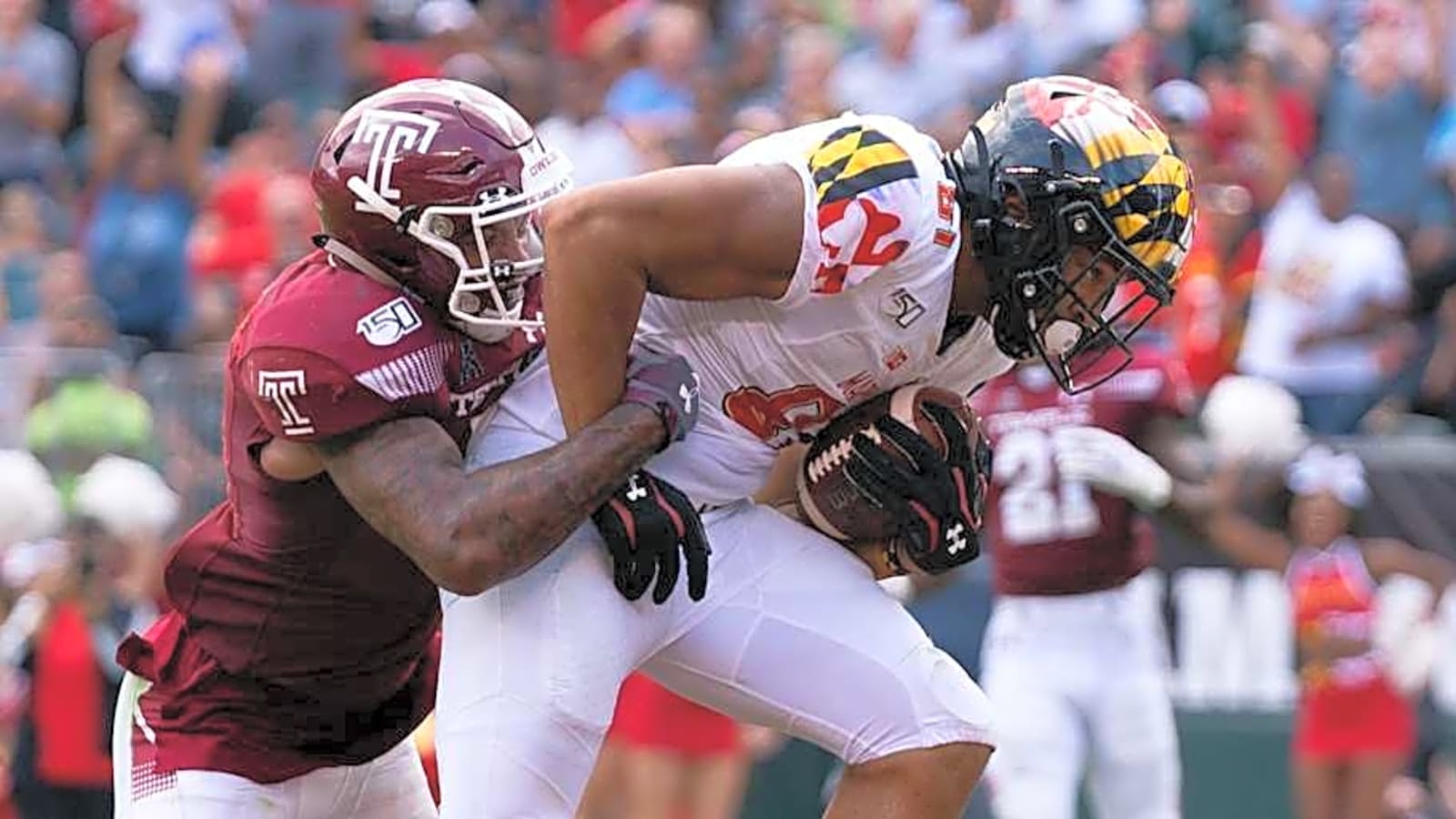 The Carolina Panthers sign former Maryland tight end