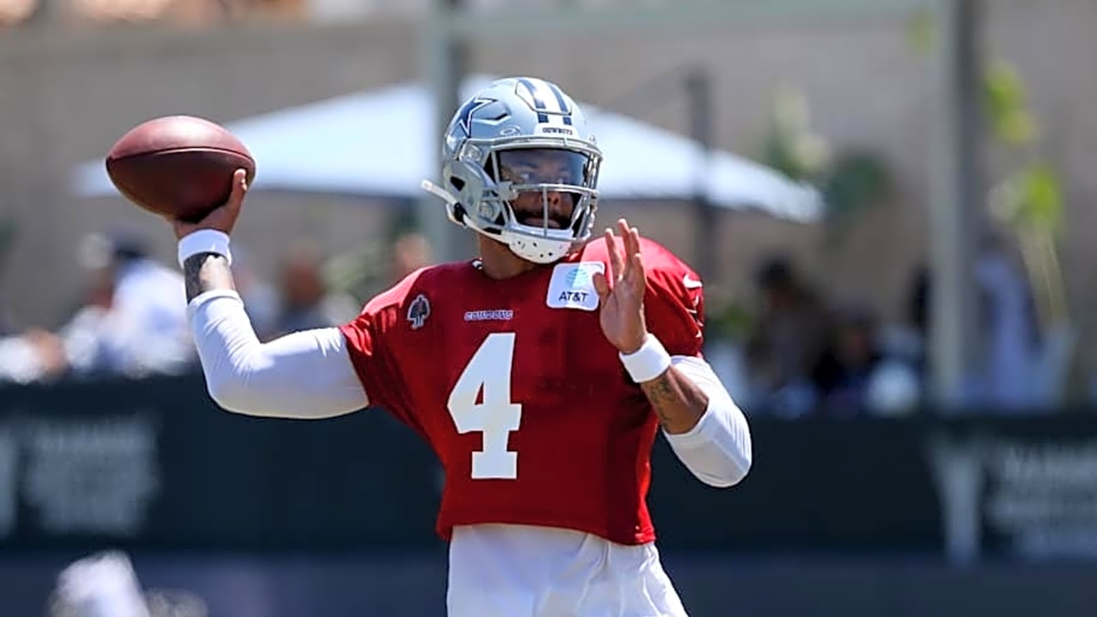 Watch: Dak Prescott Hits George Pickens for Huge TD on First Play of Training Camp