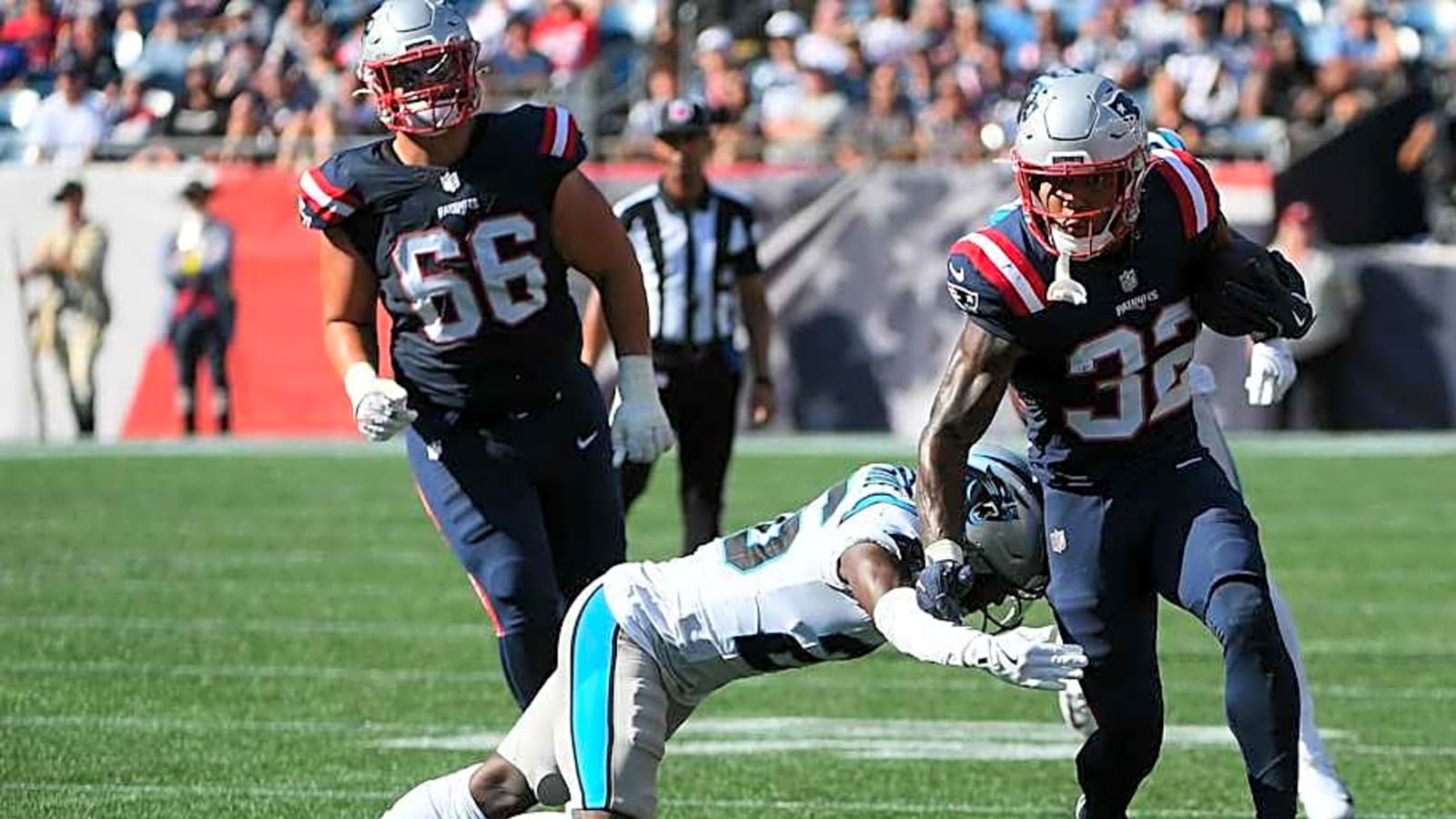 Patriots Captain Secures Rookie’s First Touchdown Ball
